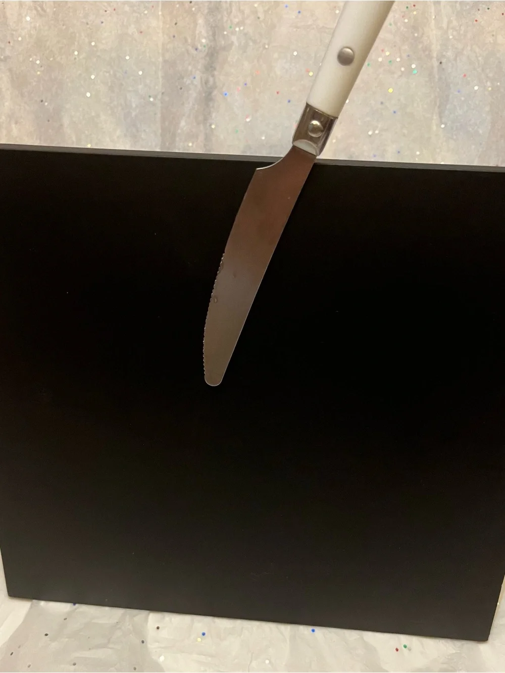 Magnetic Knife Stand-Black Desktop Knife Stand –Block